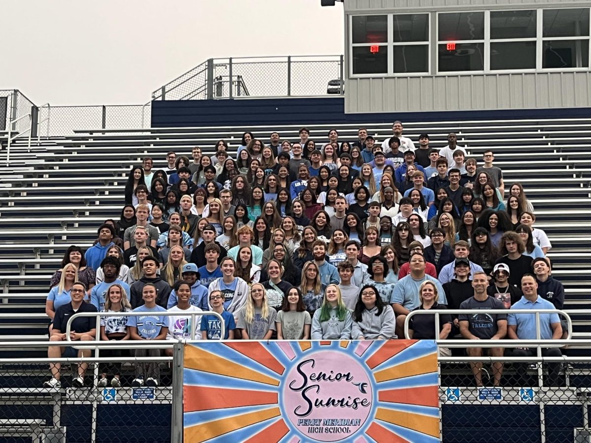 Class of 24 poses for their Senior Sunrise picture on July 17. Photo provided by Nicole Knight